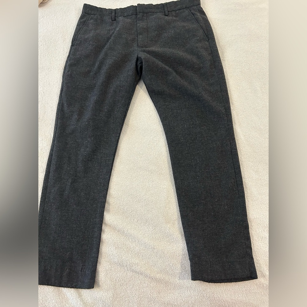 Goodfellow & Co Slim Fit Herringbone Dress Pants 38x30 Gray